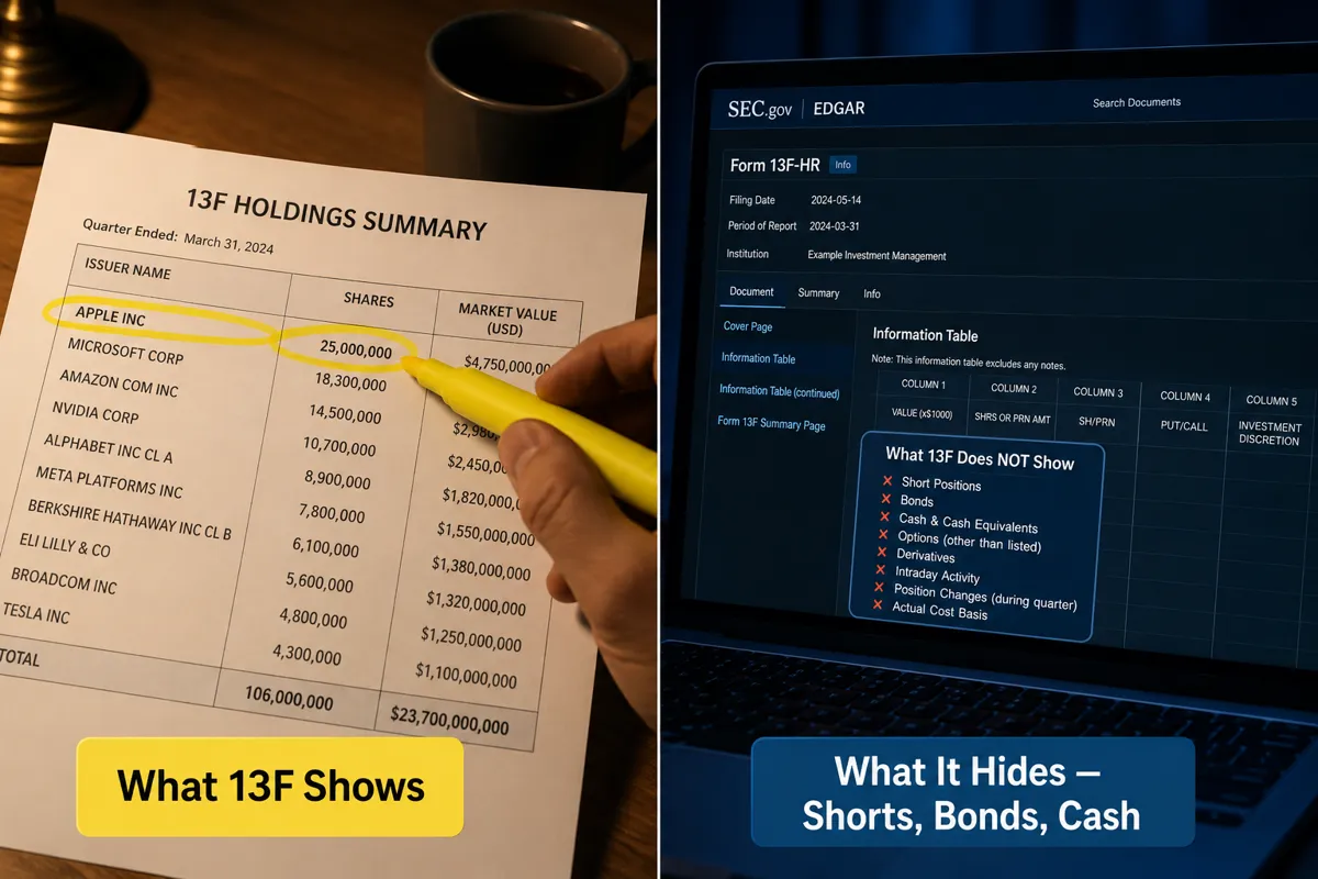 What a 13F Filing Shows, and What It Hides