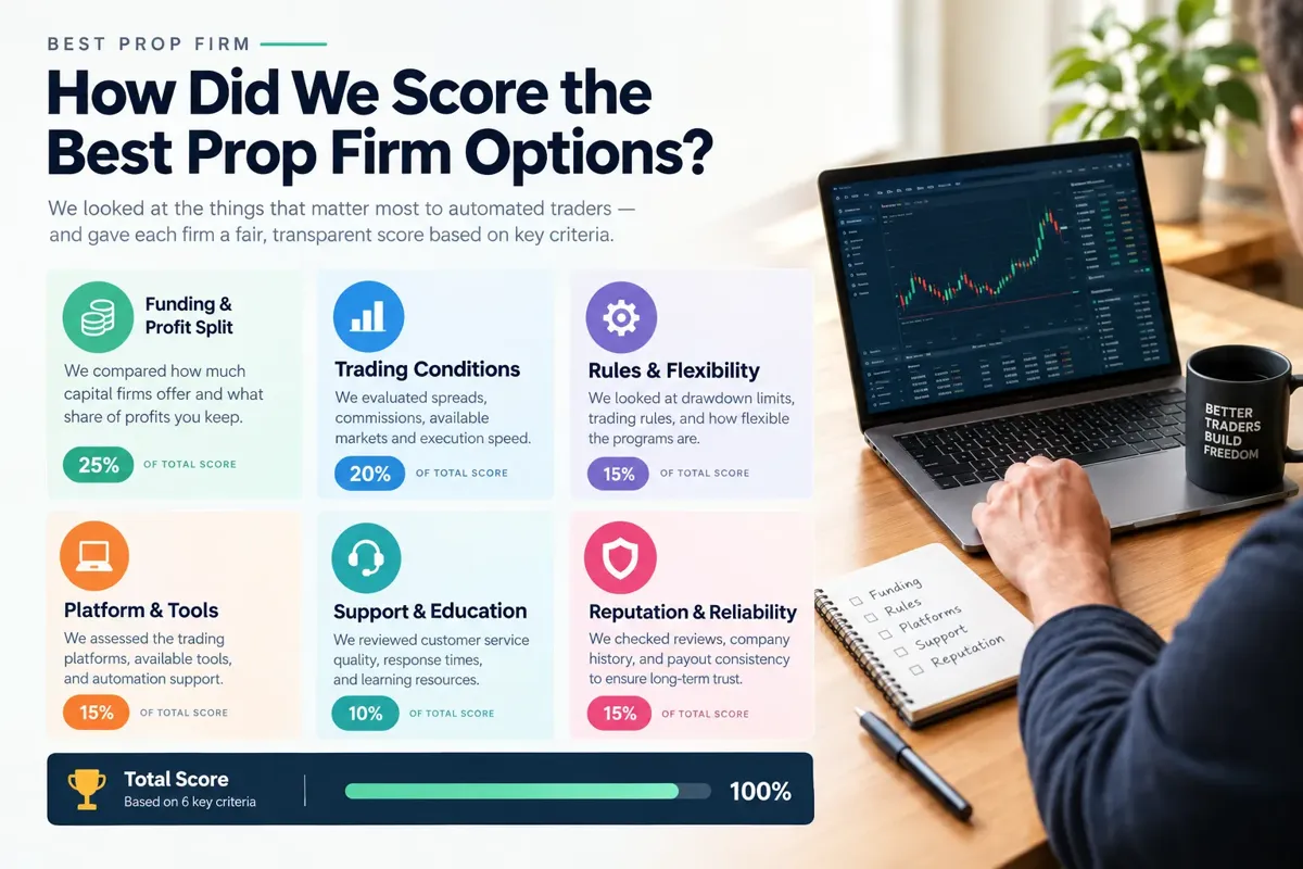Best Prop Firm | 7 Firms Compared for Automated Traders