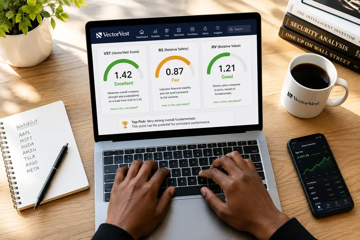 Insumption Vector VectorVest Review 2026: What the AI Rating System Gets Right